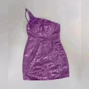 Purple Sparkly Dress